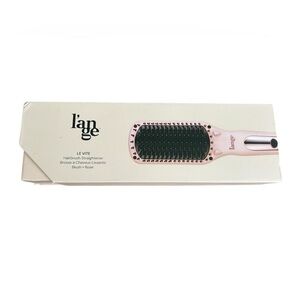 NEW IN BOX Lange Le Vite Hairbrush Straightener Color Rose Blush